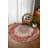 Notto Red Oriental Machine Printed Cotton Polyester Area Rug-326997061