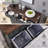 Double Tilt Laundry Basket Cabinet