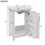 Petit meuble-lavabo moderne avec lavabo en céramique-247768624