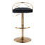 Tabourets de bar réglables Dannie Arabelle Glam avec repose-pieds arrondi en T-89129277-132394282