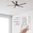 56'' Ceiling Fan with LED Lights-91021186