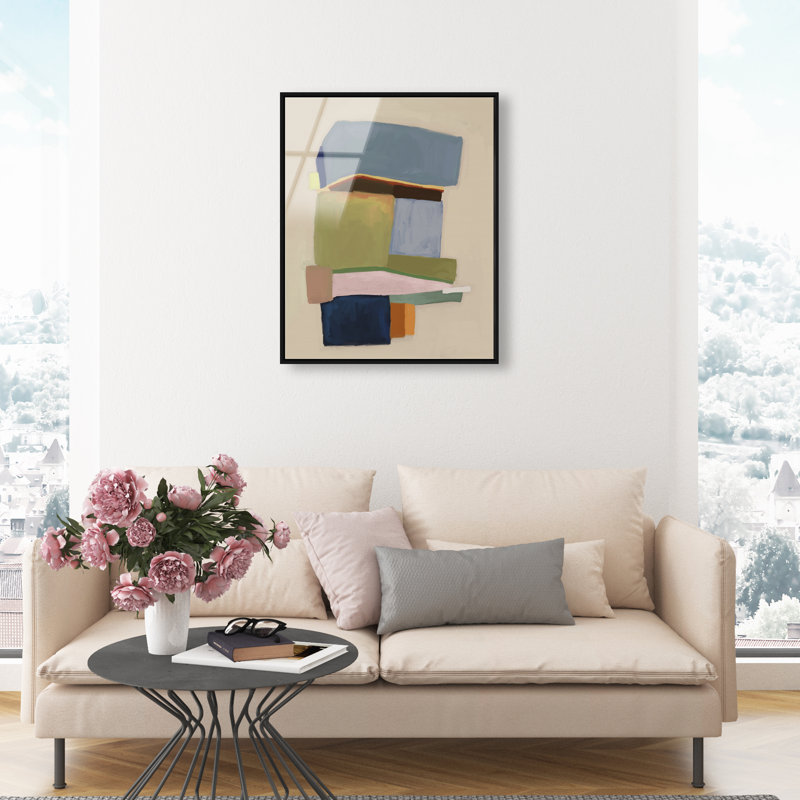 Point Of View Print by Oliver Gal, 25" H x 21" W, Black Floater Frame