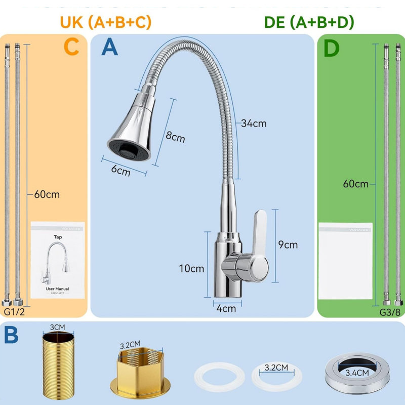 Z_Warehouse Touch Kitchen Faucet