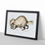 Racoon-Faced Dog by John Edward Gray - Picture Frame Painting Print-55765415-55765413