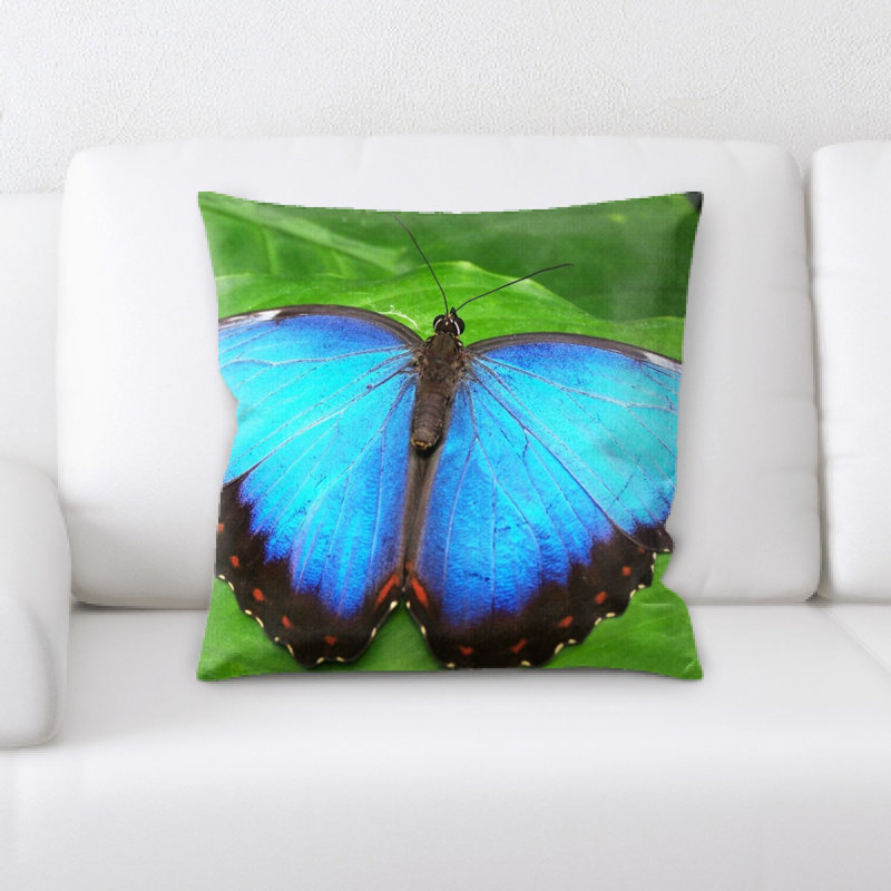 Coussin décoratif papillon