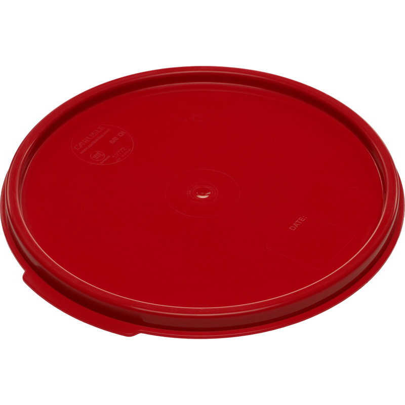 Couvercle en plastique rouge