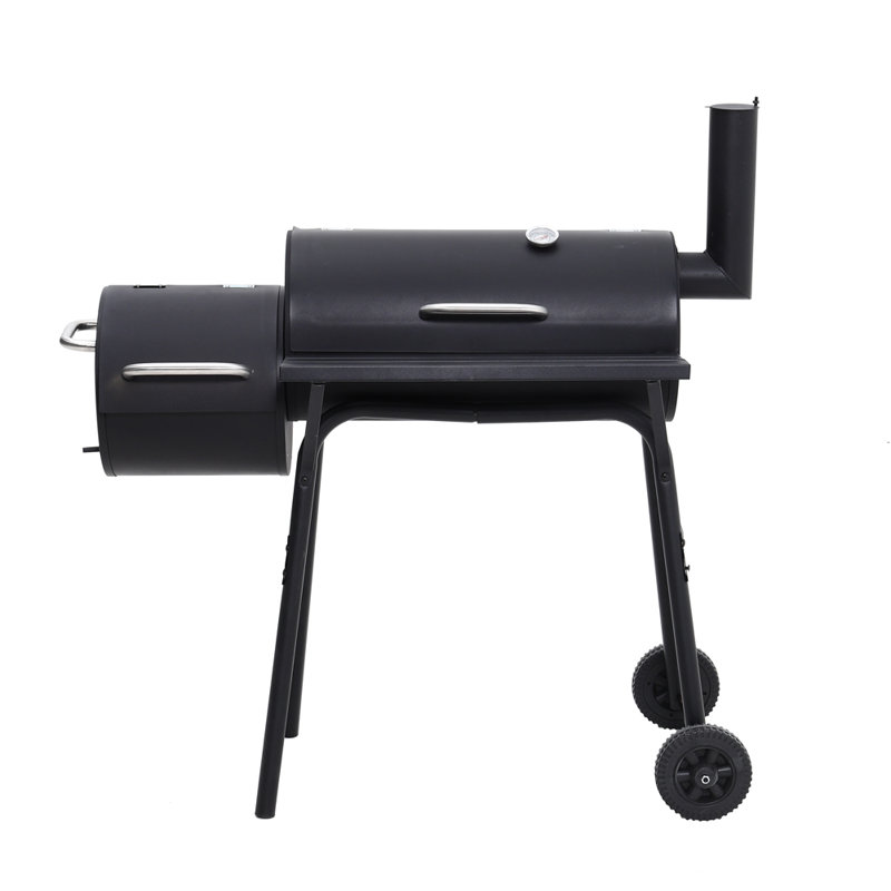 Dakota Fields Chromite 120cm W Charcoal Grill