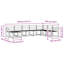  Outdoor Sofa Set Sectional Garden Furniture Terrace Seating Modern