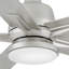52" 5 - Blade LED Smart Standard Ceiling Fan with Remote Control and Light Kit Included-84037683