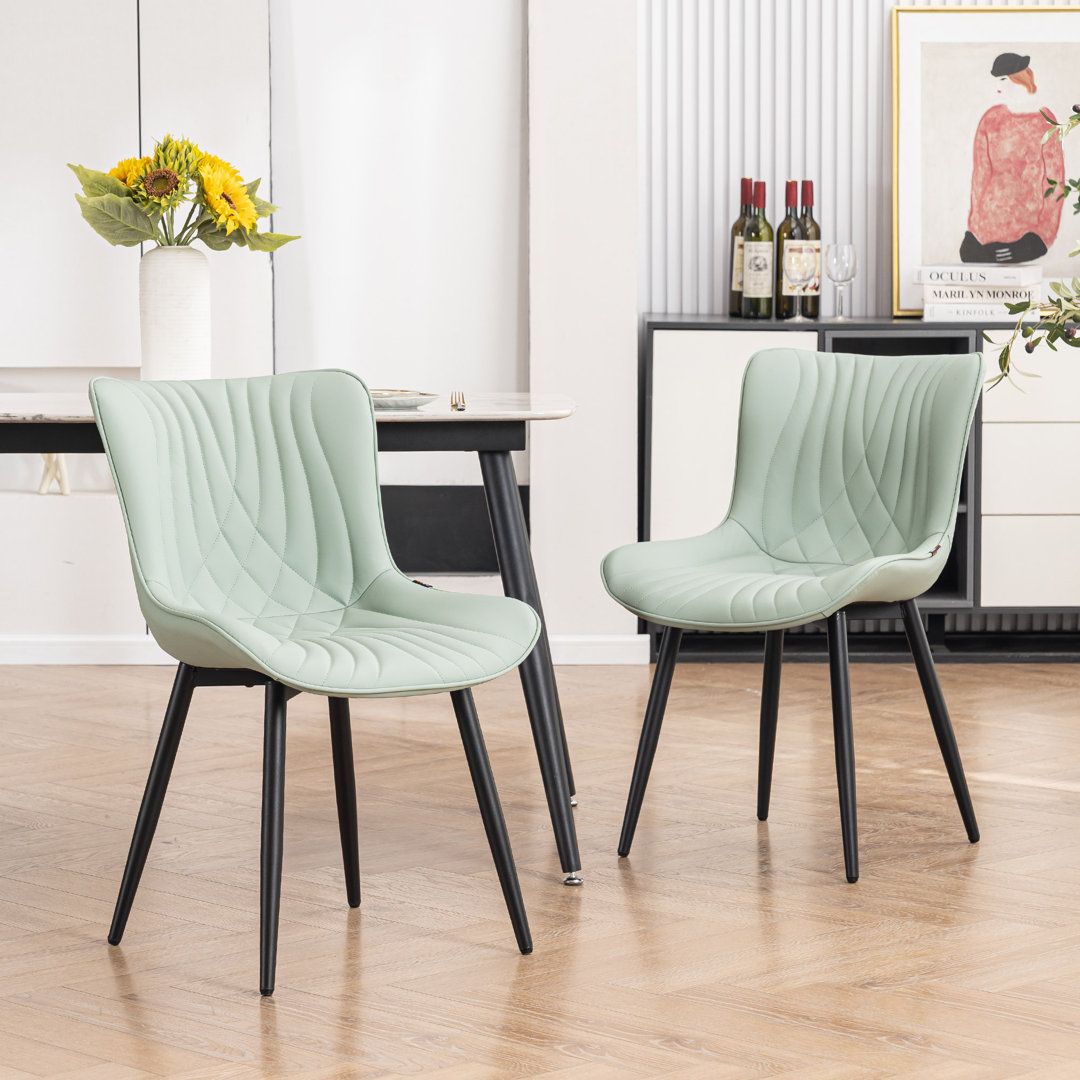 Comfortable Padded Dining Chairs with Back Easy Assembly Upholstered Side Chair, Accent Chairs for Kitchen, Dining Room