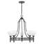 Lustre 5 lumières Hoekstra en noir mat-831408014
