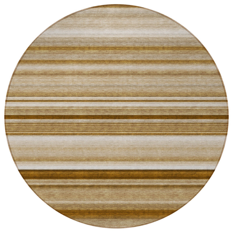 Tapis d'intérieur rond 8 po