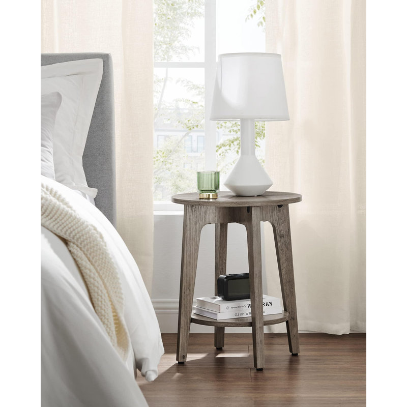 Alessandro End Table, Grey