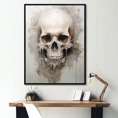 «Skull Elegance Portrait IV», reproduction sur toile