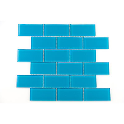 Torch Song 2'' W x 4'' L Glass Tile Mosaic Sheet