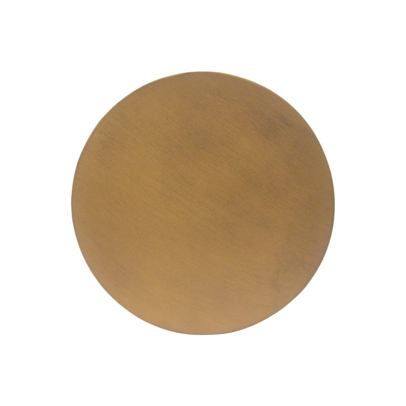 Table d'appoint en béton résistante aux intempéries avec un design exquis pour divers espaces extérieurs, Natural