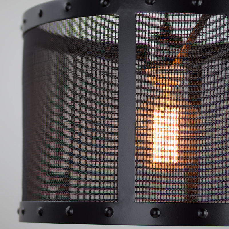 Gianna 1 - Light Black Single Pendant