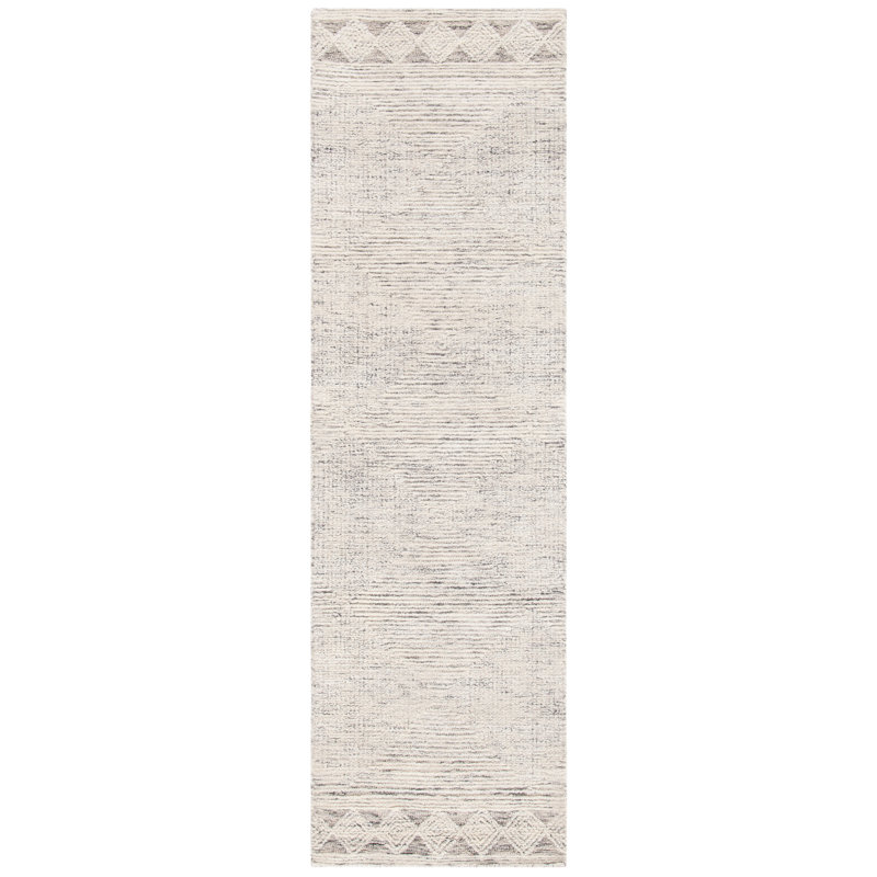 Dibble Hand Tufted Wool Rug, Runner 2'3" x 14'