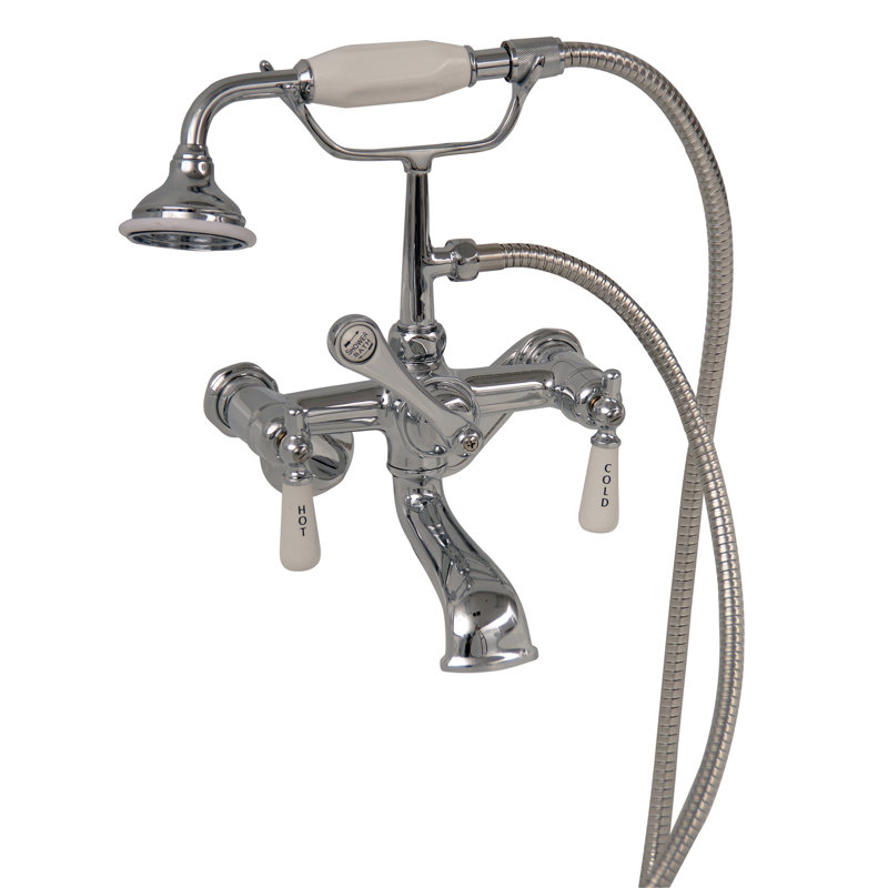 Baignoire de trempage sur pattes 61 po x 31 po Bartlett, Chrome poli