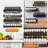 24PCS Spice Jars and 2PCS Pepper Grinder