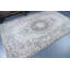 Grand tapis turc vintage beige pour les espaces de chambre à coucher et de salon de style bohémien