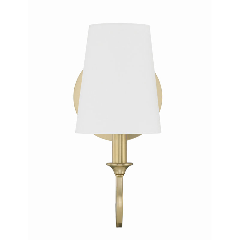 Zaahirah Armed Sconce, Vibrant Gold