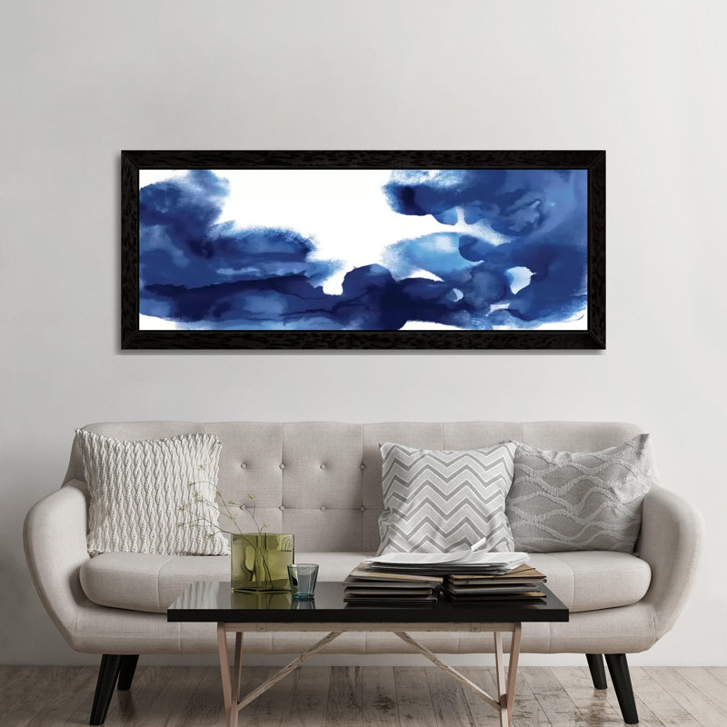 Movement by Daniela Hudson - Panoramic Print on Canvas, 152.4 cm H x 50.8 cm W, Black Floater Framed