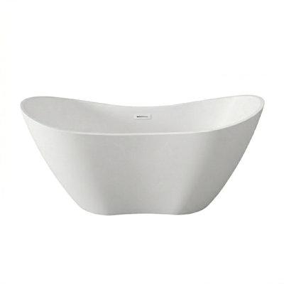 Ophelia 71" Freestanding Soaking Acrylic Bathtub