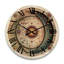 Horloge murale en bois massif Maryesther-1302417575