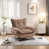 Chenille café clair