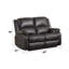 Causeuse inclinable en cuir synthétique Zuriel-1391018725