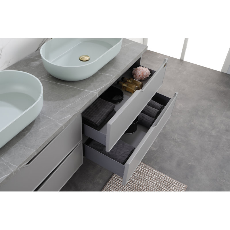 Meuble-lavabo pour salle de bain, Blanc