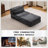 Single Seater and 1 Ottoman (Light Gray)
