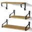 Tablette flottante en bois massif Mekela-1382720568