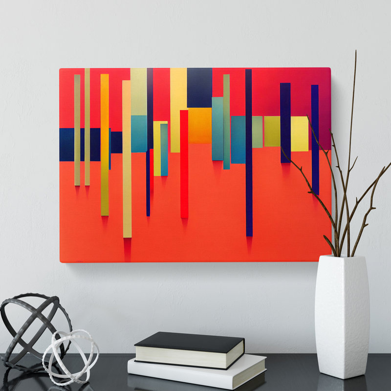 Intense Modern Abstract Art - Wrapped Canvas, 40cm H x 60cm W x 3cm D