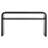 59.4'' 2-Tier Solid Wood Veneer Console Table with Waterfall Edge