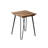 Retro Walnut Solid Wood Square Coffee Table