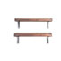2 Piece Pine Bracket Shelf
