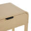 Console en bois fabriquée à la main 2 tiroirs avec poignées noires