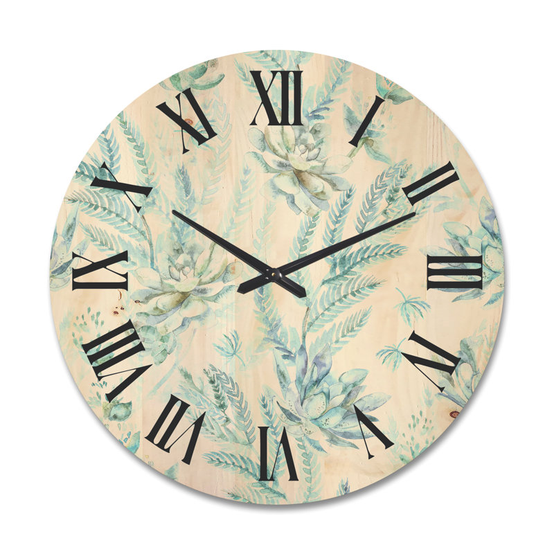 Horloge murale florale, Très grand