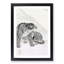Tiger in the Rain by Maruyama Okyo - Picture Frame Painting Print-55611744-55611749