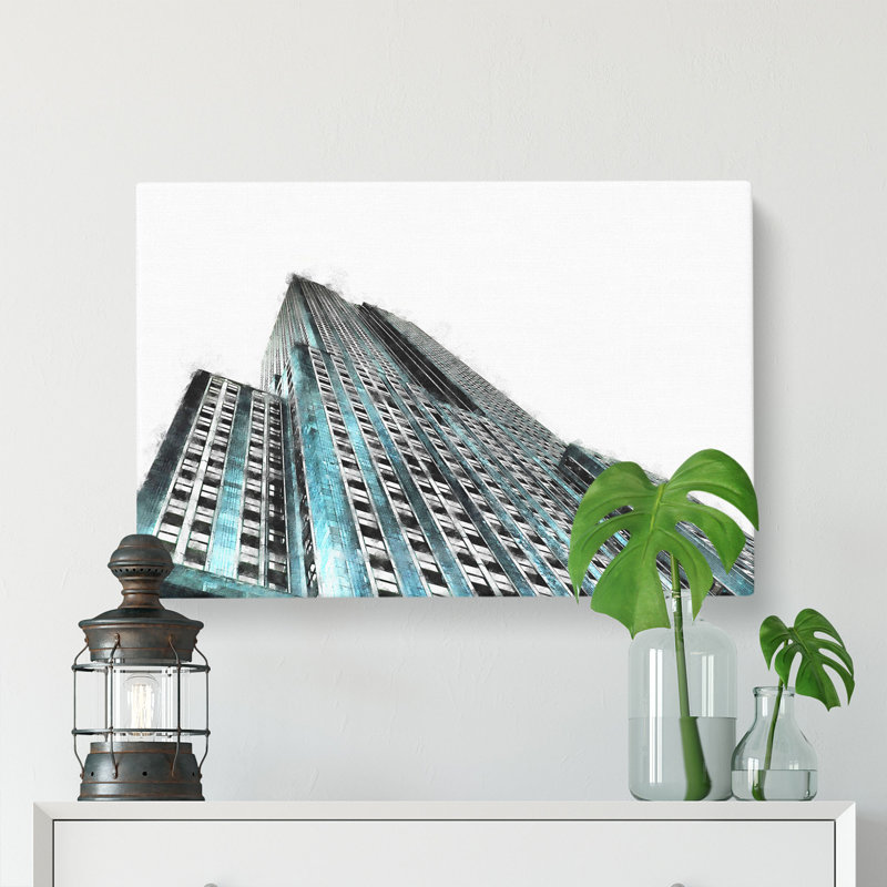The Empire State Building - Wrapped Canvas, 40cm H x 60cm W x 3cm D