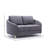 Gray Linen Loveseat