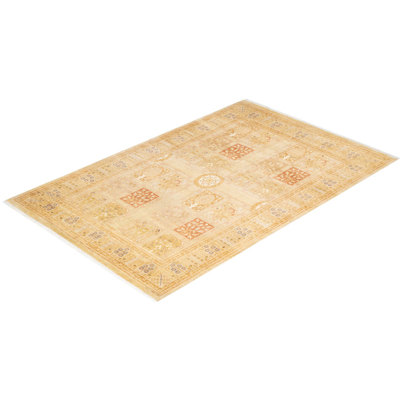 Classic One-of-a-Kind 4' 0" X 6' 2" Hand Knotted Area Rug
