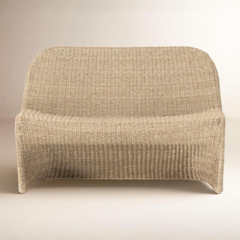 Daughtery Upholstered Bench, Beige