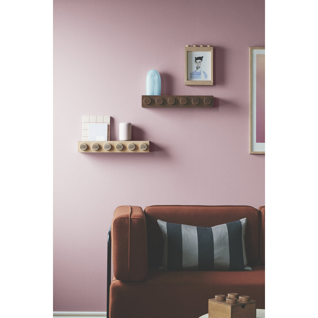 Rectangle Oak Solid Wood Floating Shelf