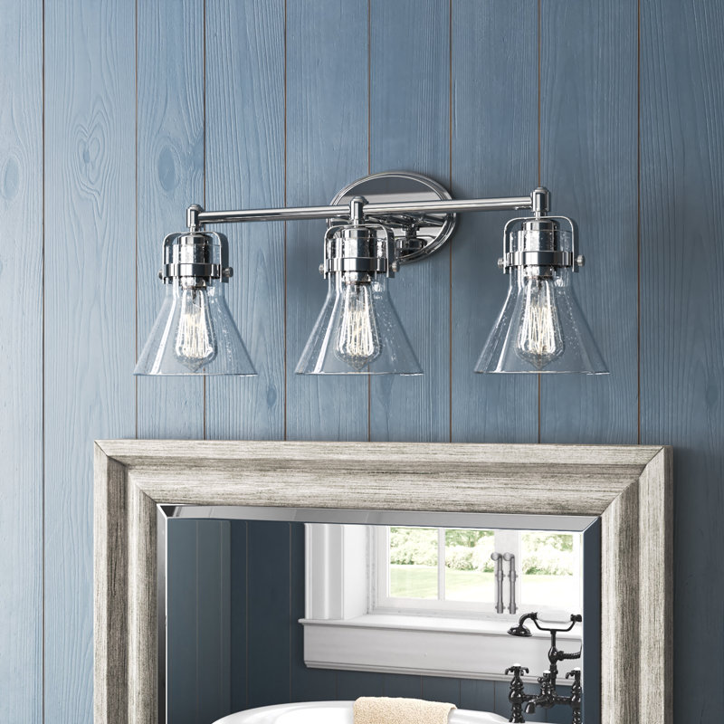 Urbana Dimmable Vanity Light, No, Polished Chrome, 3