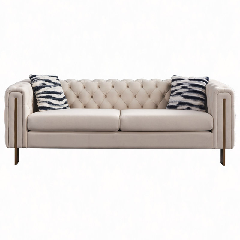 Canapé Chesterfield Chesterfield, Crème