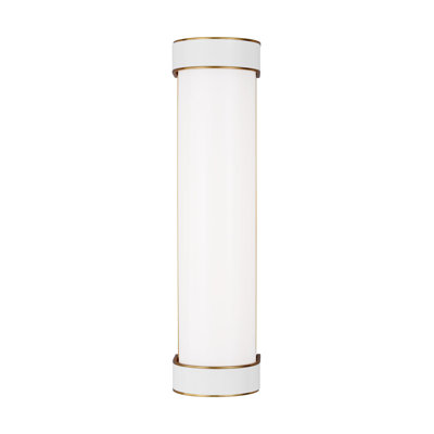 Moraine Single Alabaster Dimmable Vanity Light