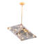 Lustre à abat-jour géométrique 9 lumières Modern-2030035261-2030035262